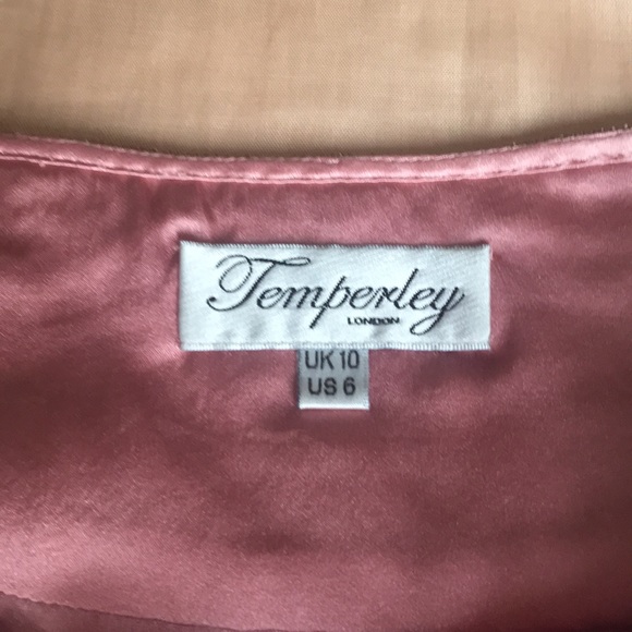 Fabulous Pink Temperley  London Silk Dress Size 6 - Picture 6 of 6